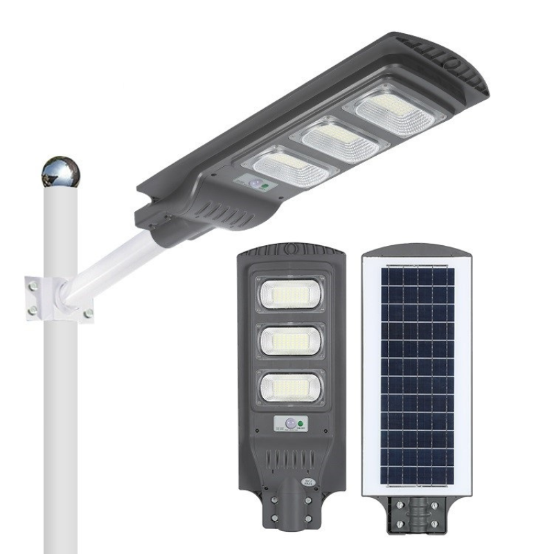Foco Solar Led 120w-1500lm Exterior Con Sensor De Movimiento