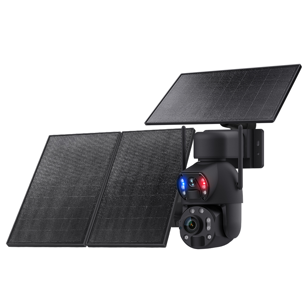 Cámara Seguridad Solar 4g AOV 24/7 Ptz 6mpx Visión Nocturna